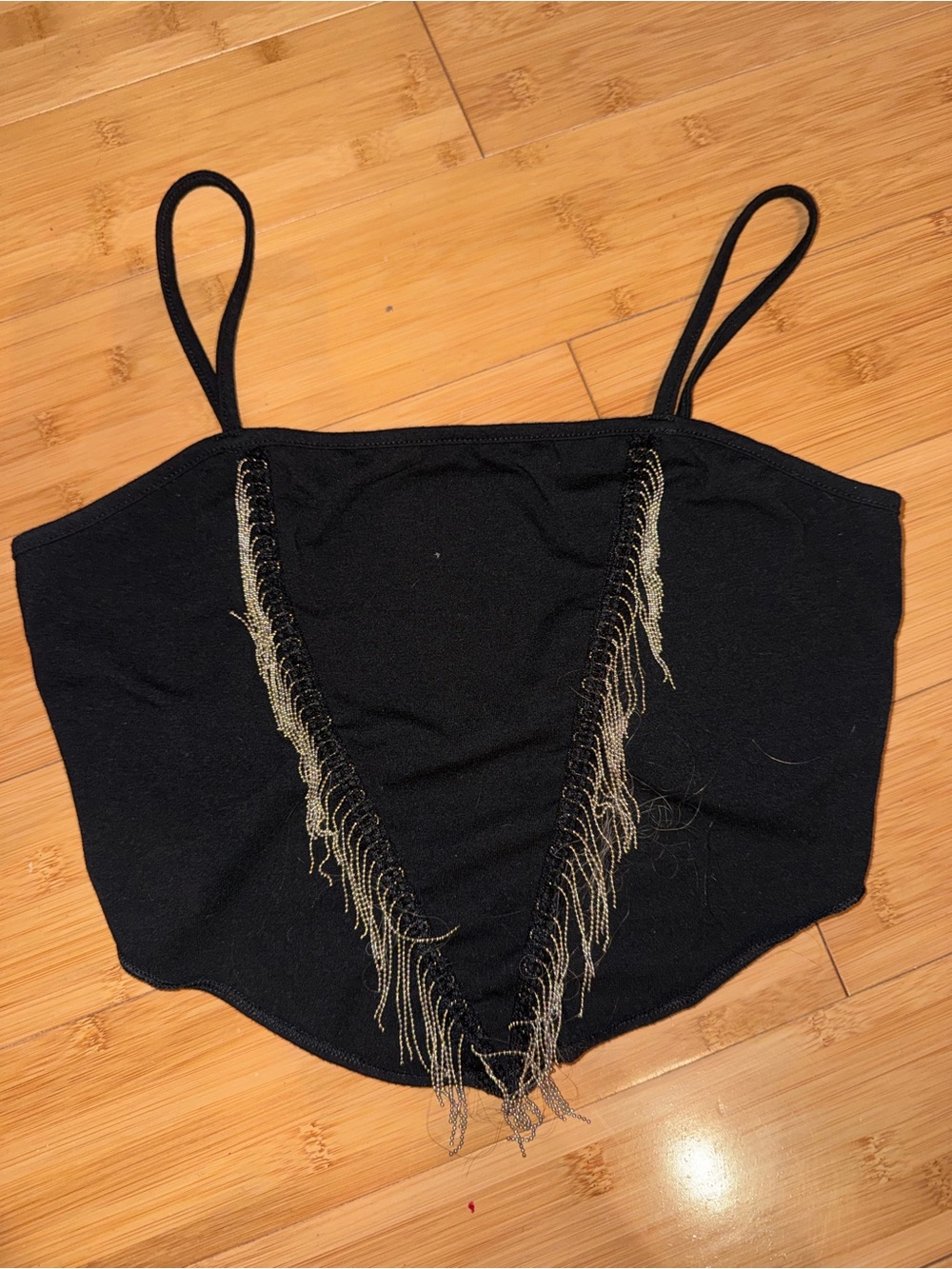 SHEIN Black Stretchy Strappy Top